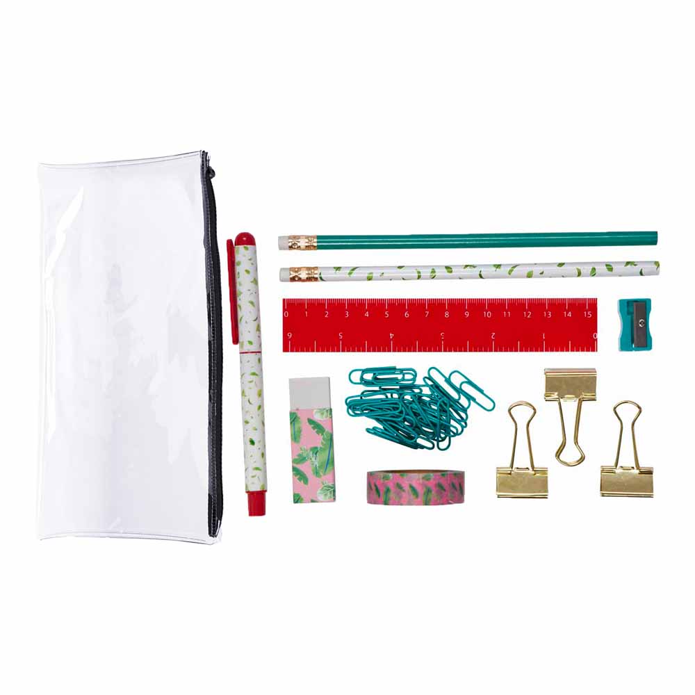 Wilko Stationery Set and Pencil Case Bundle Image 2