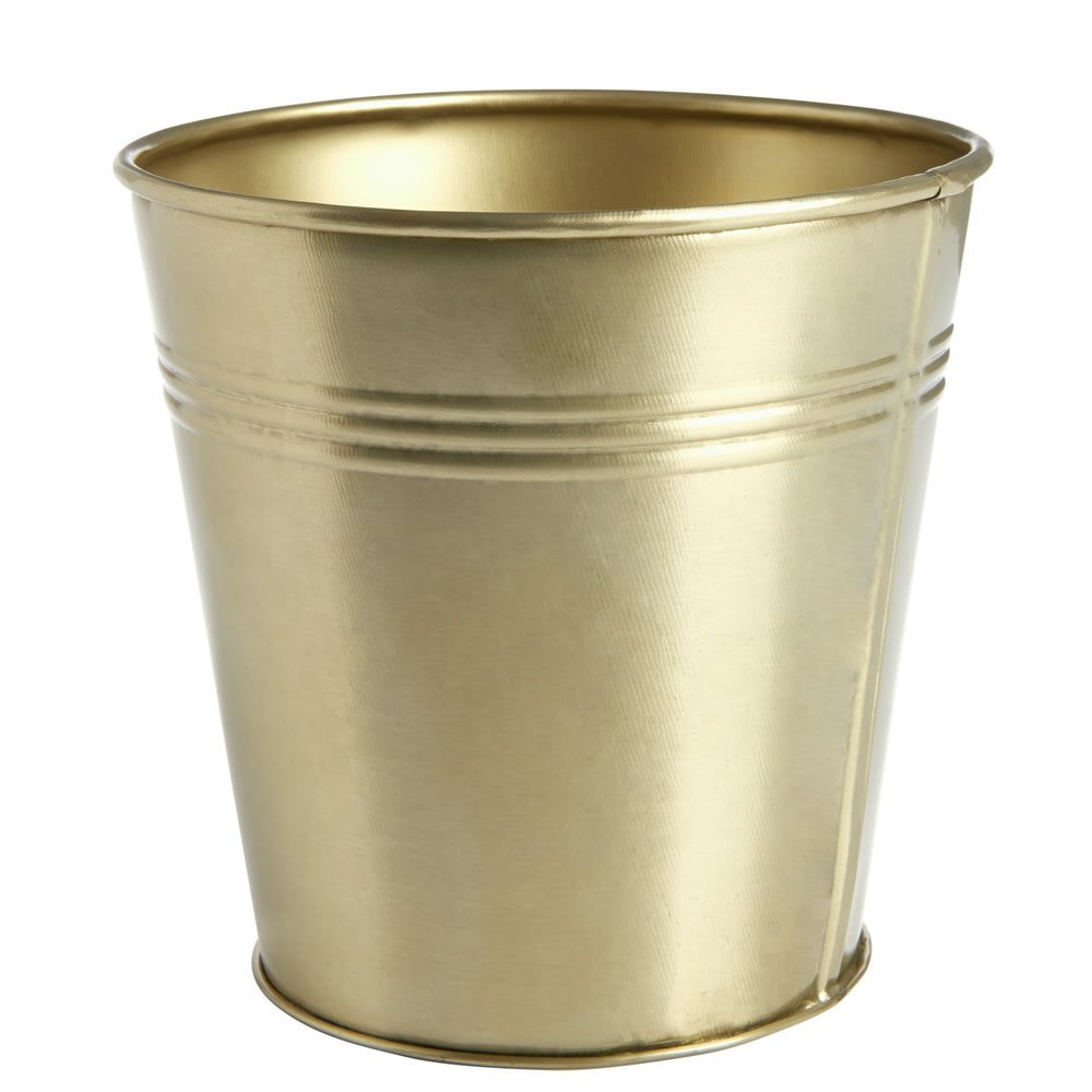 Wilko Medium Tin Pot - Assorted Image 1