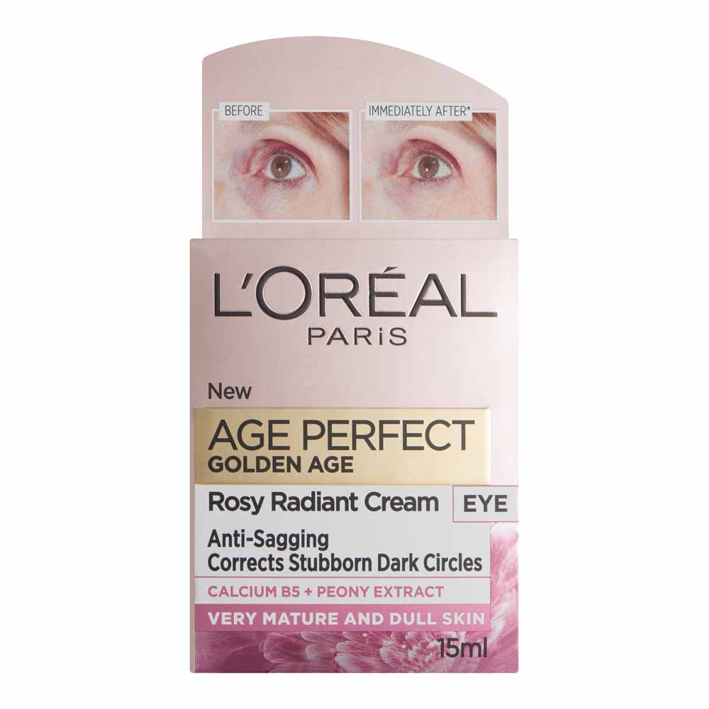 L'Oreal Paris Age Perfect Golden Age Rosy Glow Eye Cream 15ml Image 1
