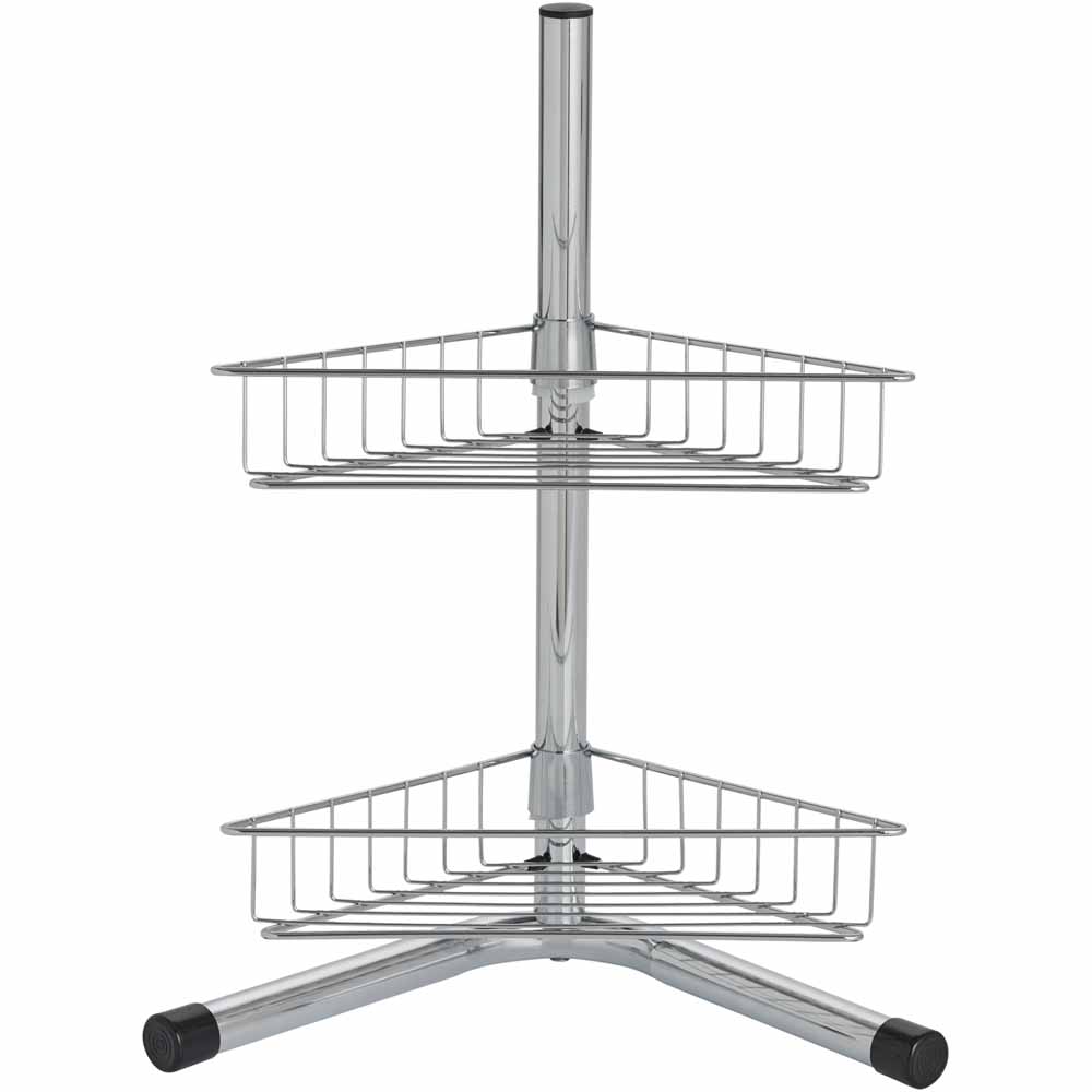 Wilko Freestanding Corner Shower Caddy Image 1