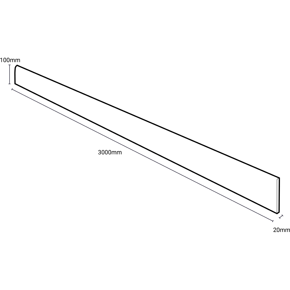 Options Plus Sirocco Marble Post-Formed Laminate Kitchen Upstand 3000 x 100 x 20mm Image 7