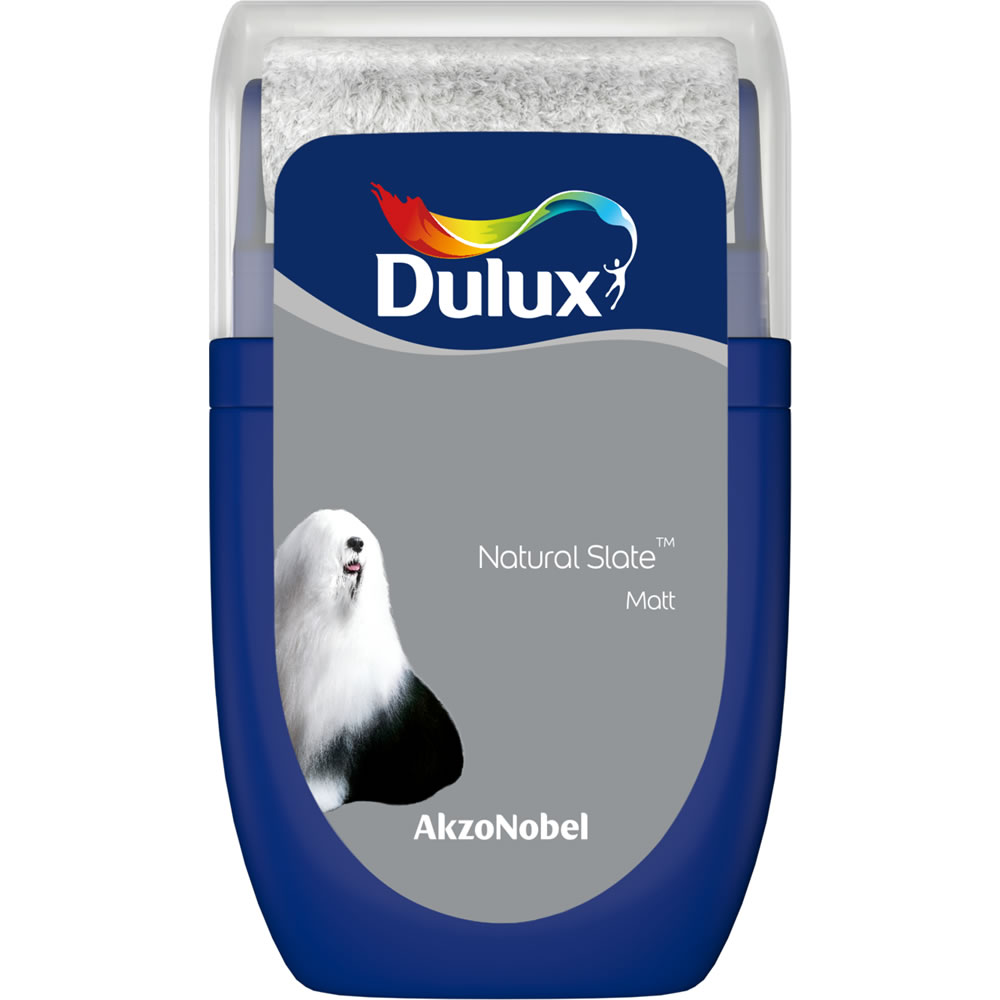 Dulux Natural Slate Matt Emulsion Paint Tester Pot 30ml Image 1