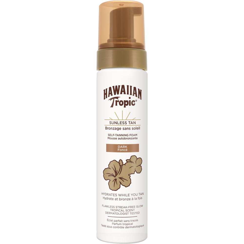 Hawaiian Tropic Sunless Foam Dark 200ml Image 1