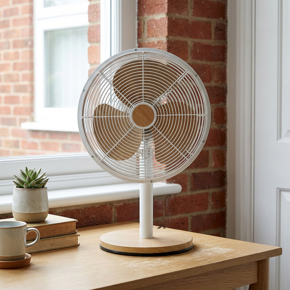 Scandi Style Desk Fan 14 inch Image 3