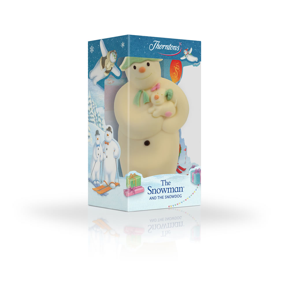 Thorntons The Snowman and The Snowdog Chocolate St atue 200g Image 1