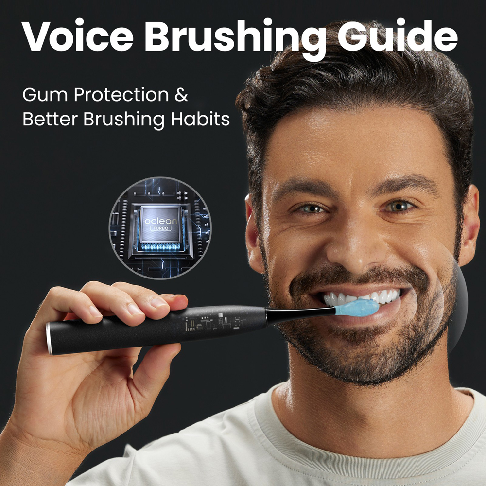 Oclean X Ultra S WiFi Smart Green Sonic Electric Toothbrush Image 7