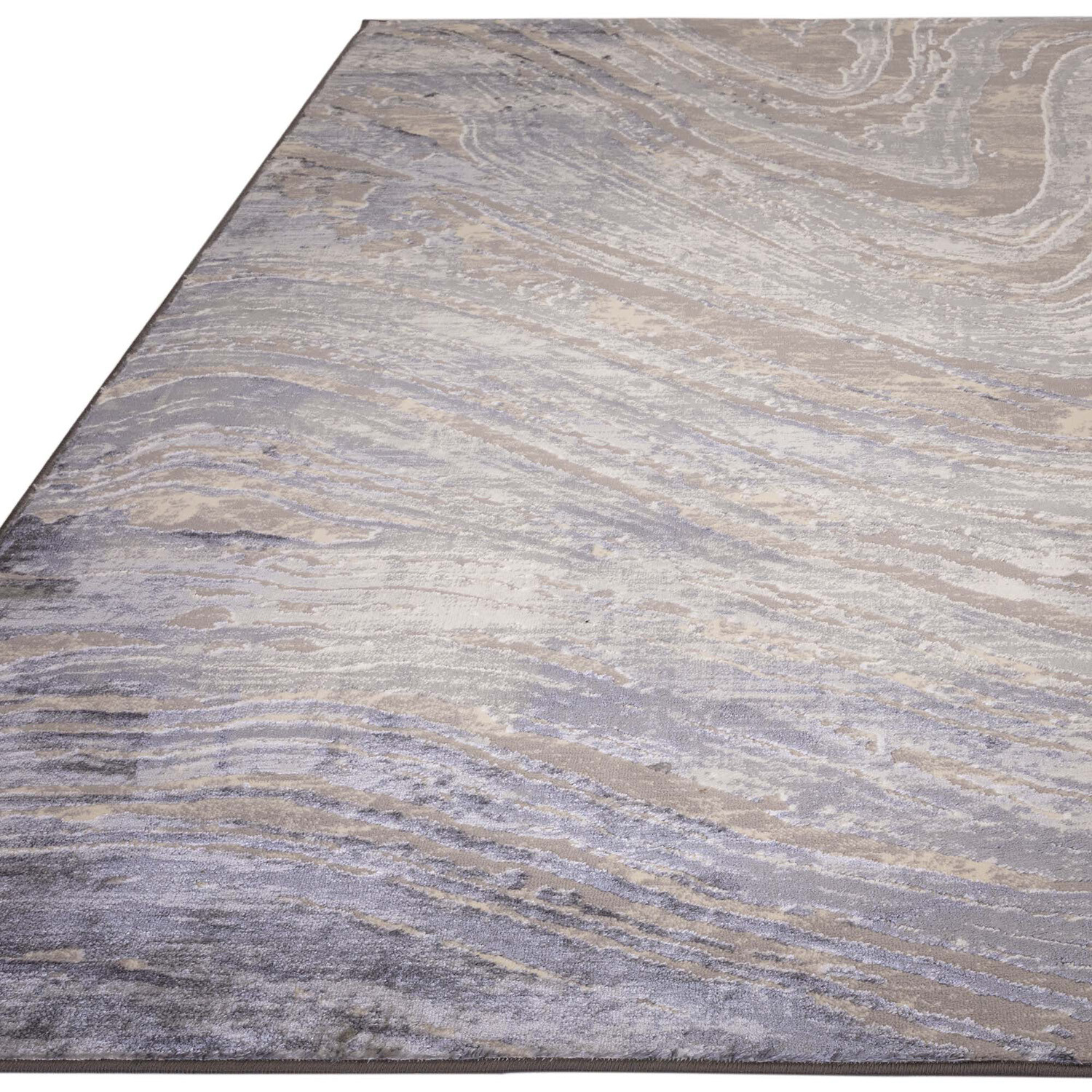 Marble Wave Rug Slate Grey 120cm Image 2