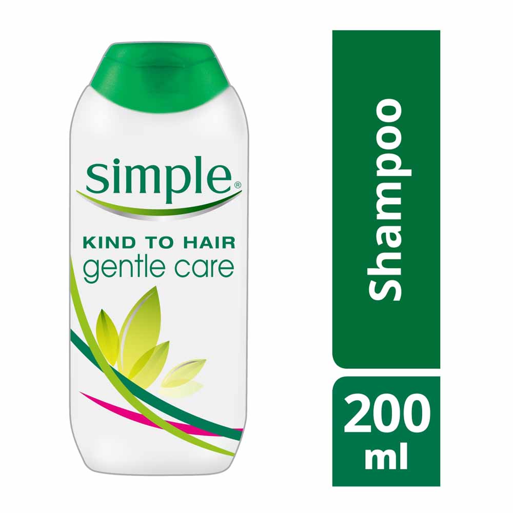 Simple Kind to Hair Gentle Care Shampoo 200ml Image 1