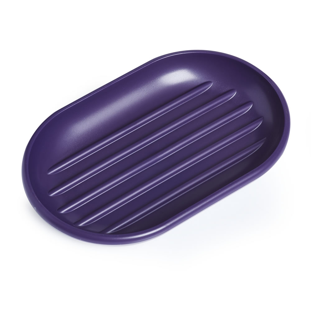 Wilko Soap Dish Purple Image