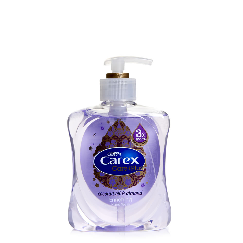Cussons Carex Care+ Handwash Coconut and Almond 250ml Image