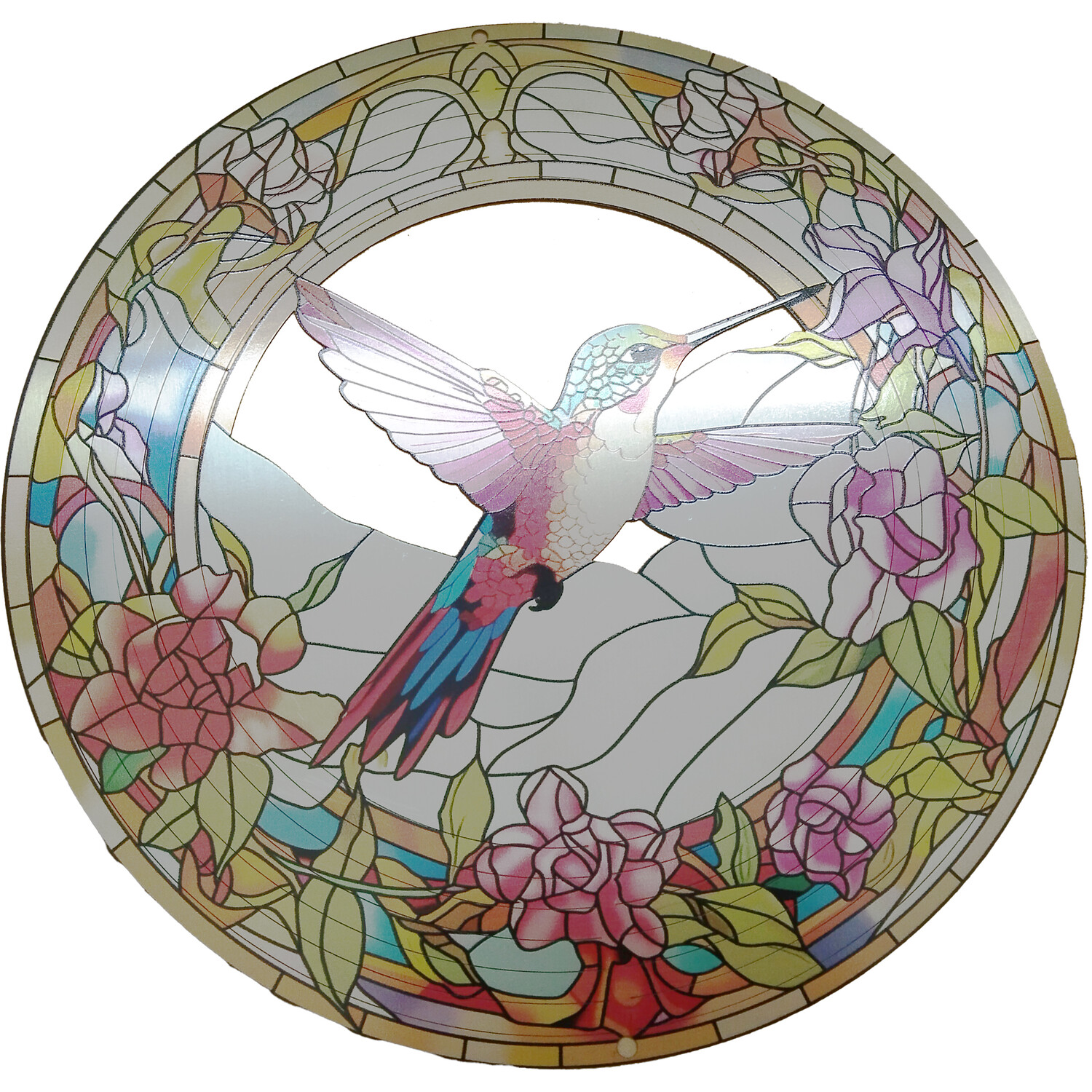 Hummingbird Steel Wind Spinner Image 2