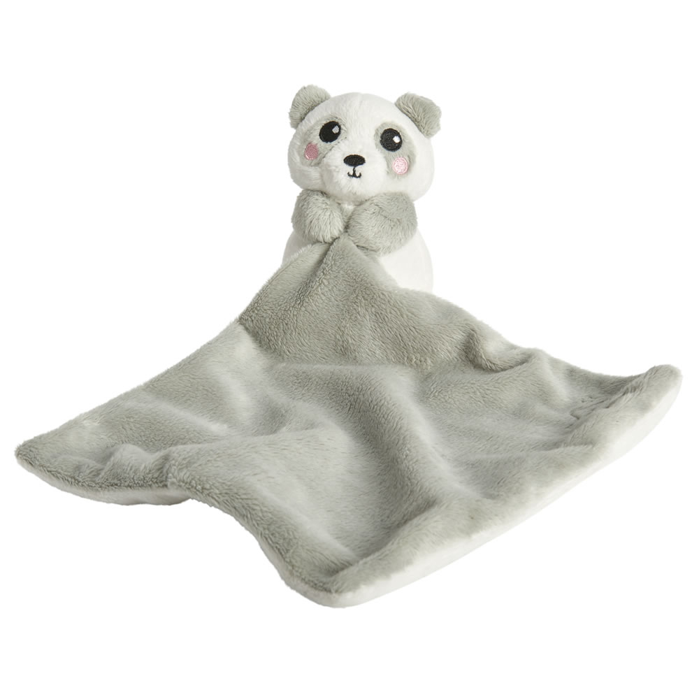Wilko Little Steps Baby Panda Comforter Image