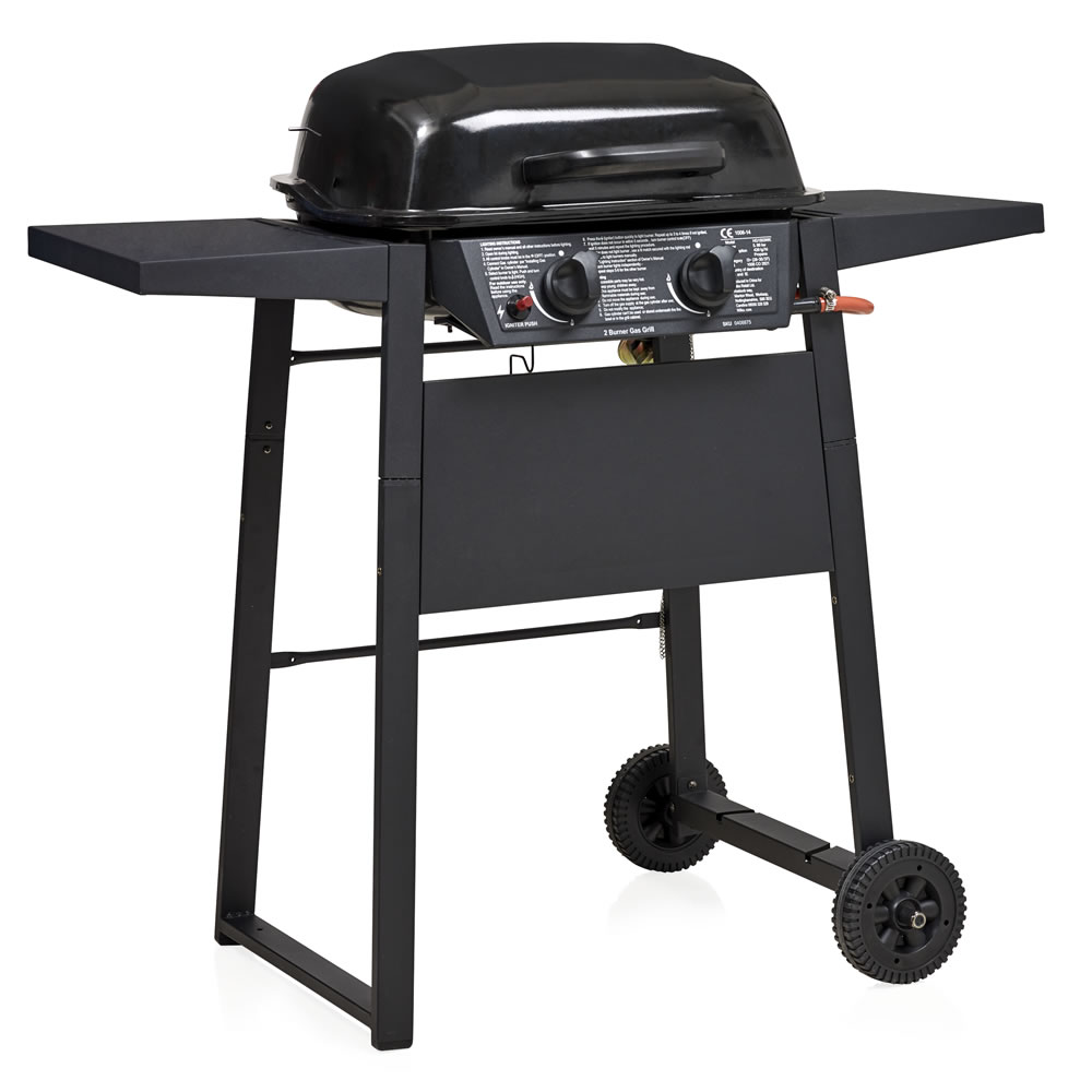 Wilko 2 Burner Gas BBQ Image 1