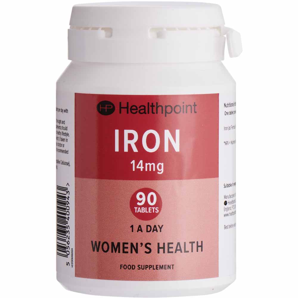 Healthpoint Iron 14mg 90pk  - wilko