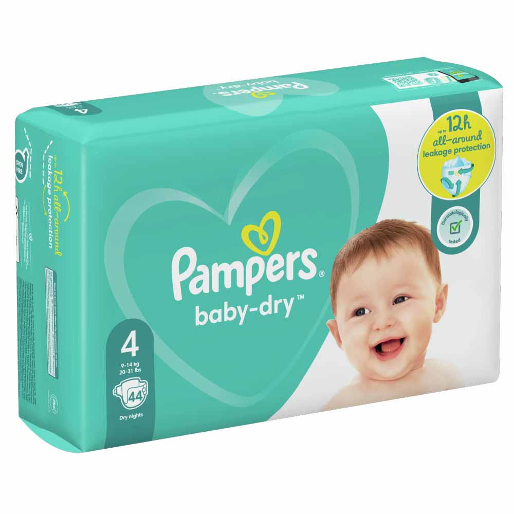 Pampers Baby Dry Maxi Nappies Size 4 44 Pack Image 2