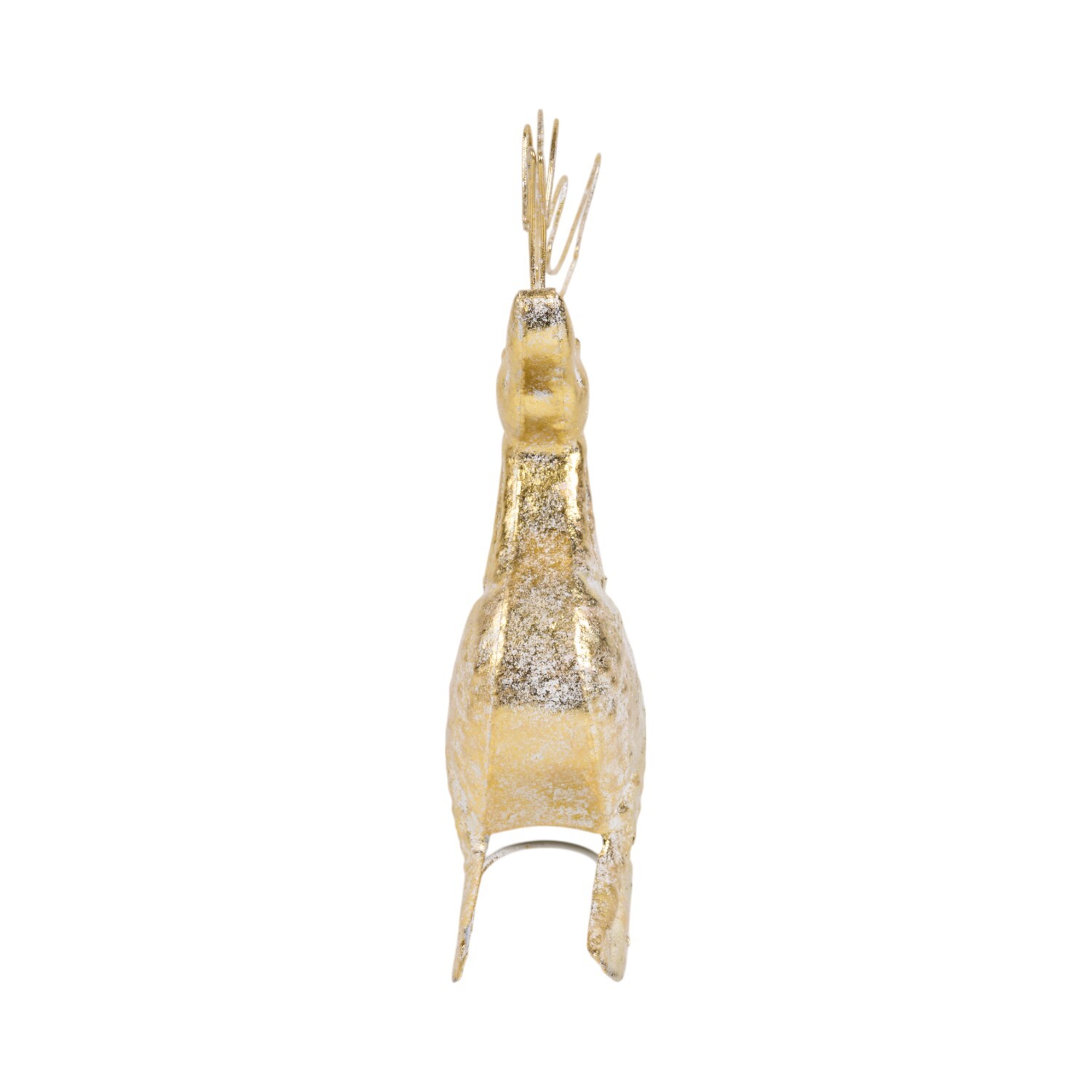 Elegant Antique Reindeer DecorationGold Image 4