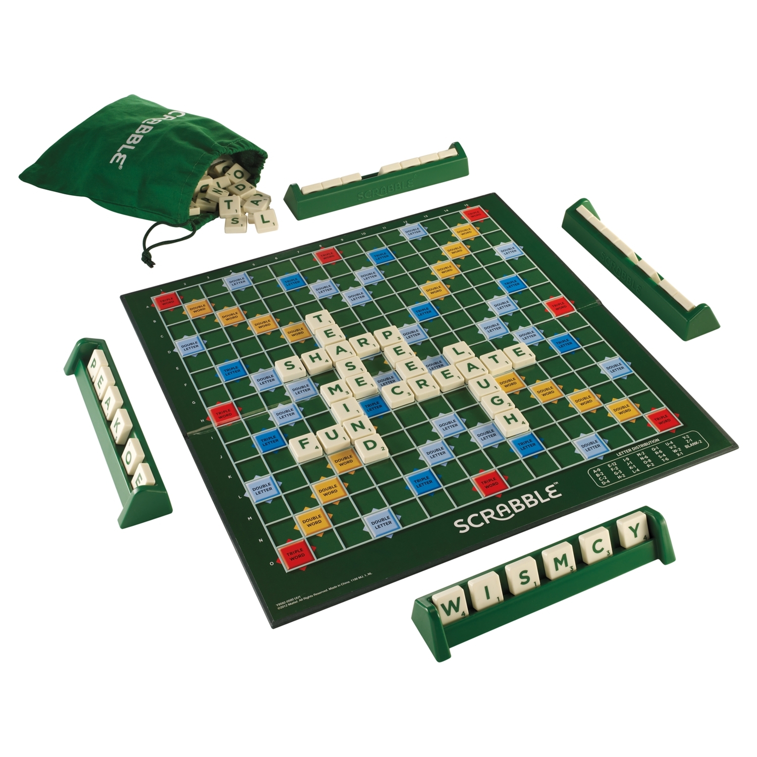 Mattle Scrabble Original Board Game Image 1