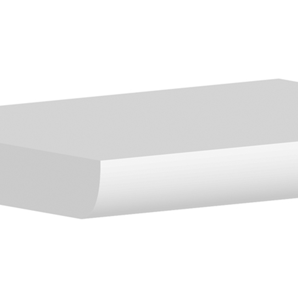National Skirting White Bullnose Primed Window Board 18mm 350 x 3040mm Image 3