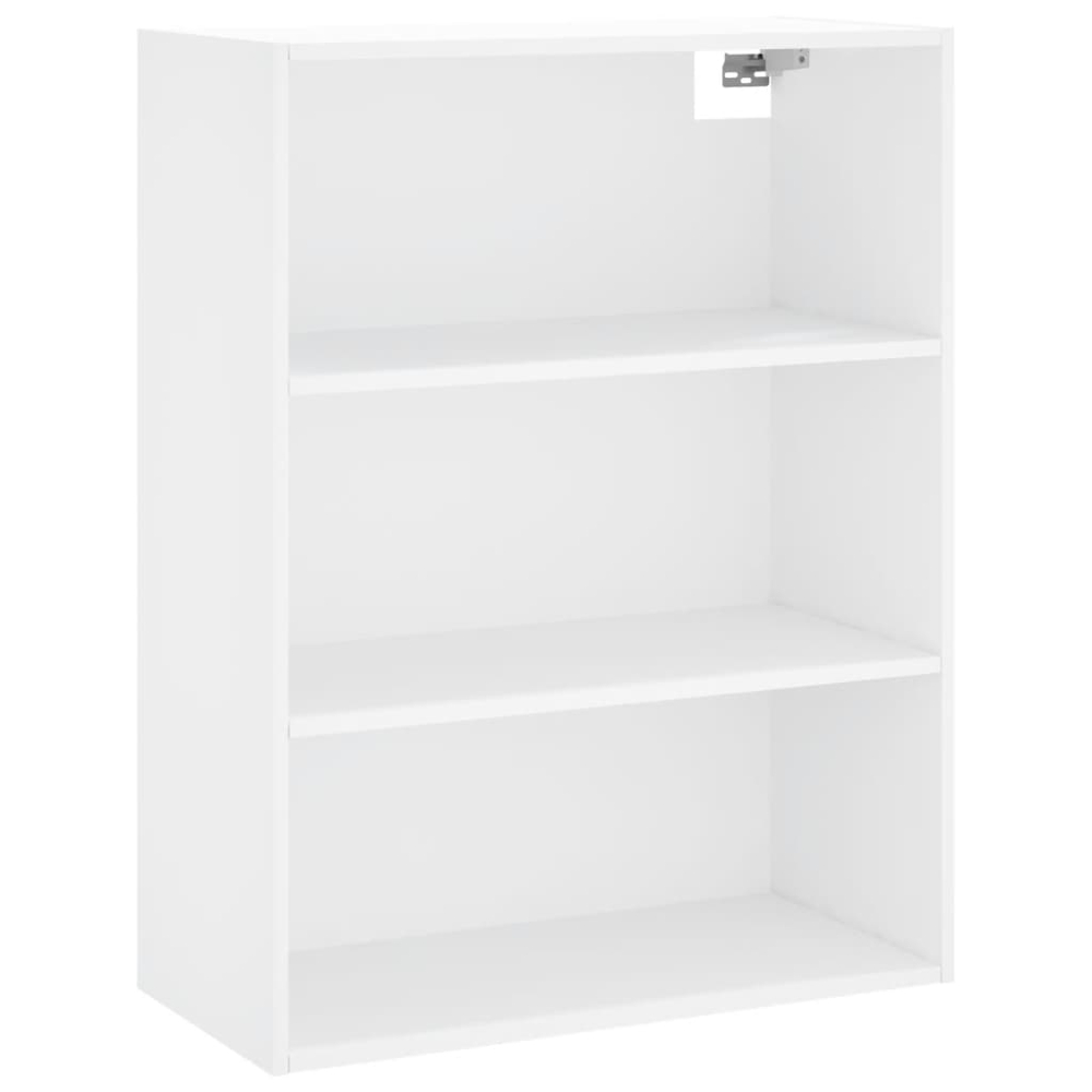 vidaXL Single Door 3 Drawer 3 Shelf White Highboard Image 5