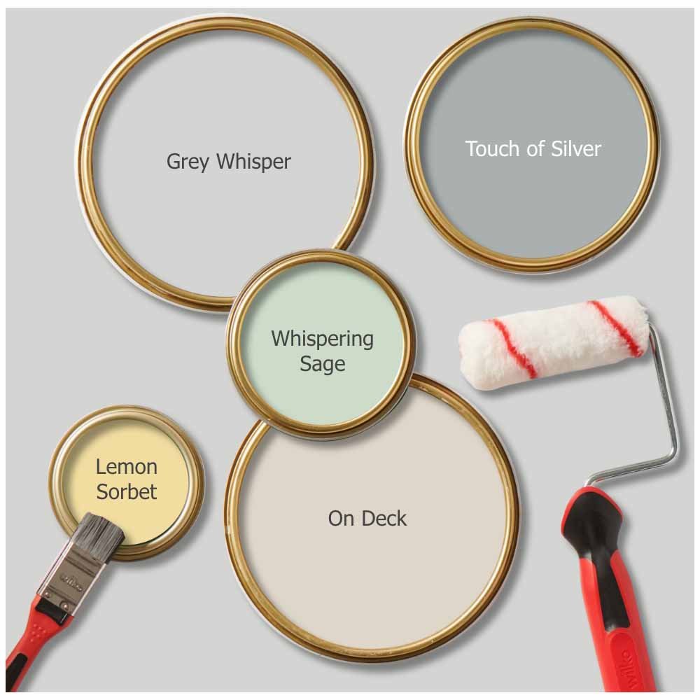 Wilko Quick One Coat Grey Whisper Matt Emulsion Paint 2.5L Image 5