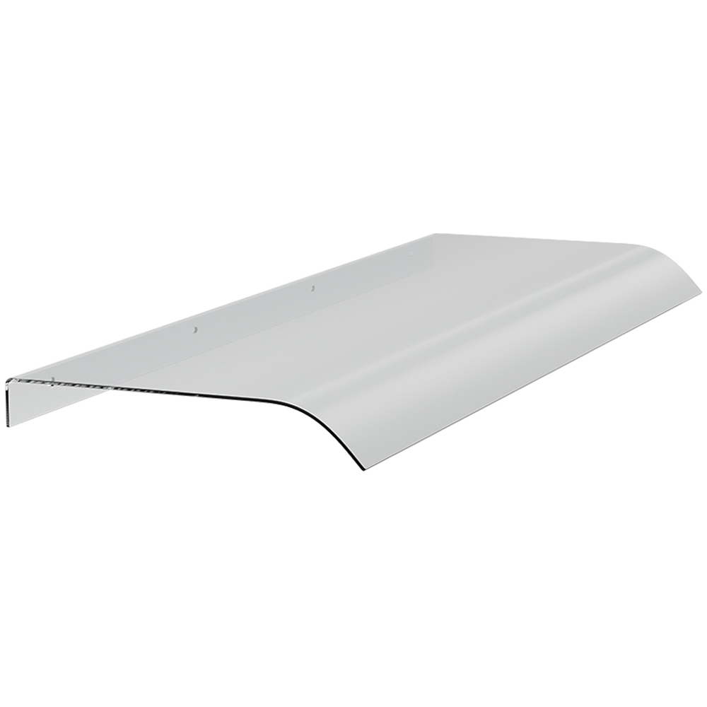 Living and Home Arched Transparent Awning Canopy 1.2m Image 2