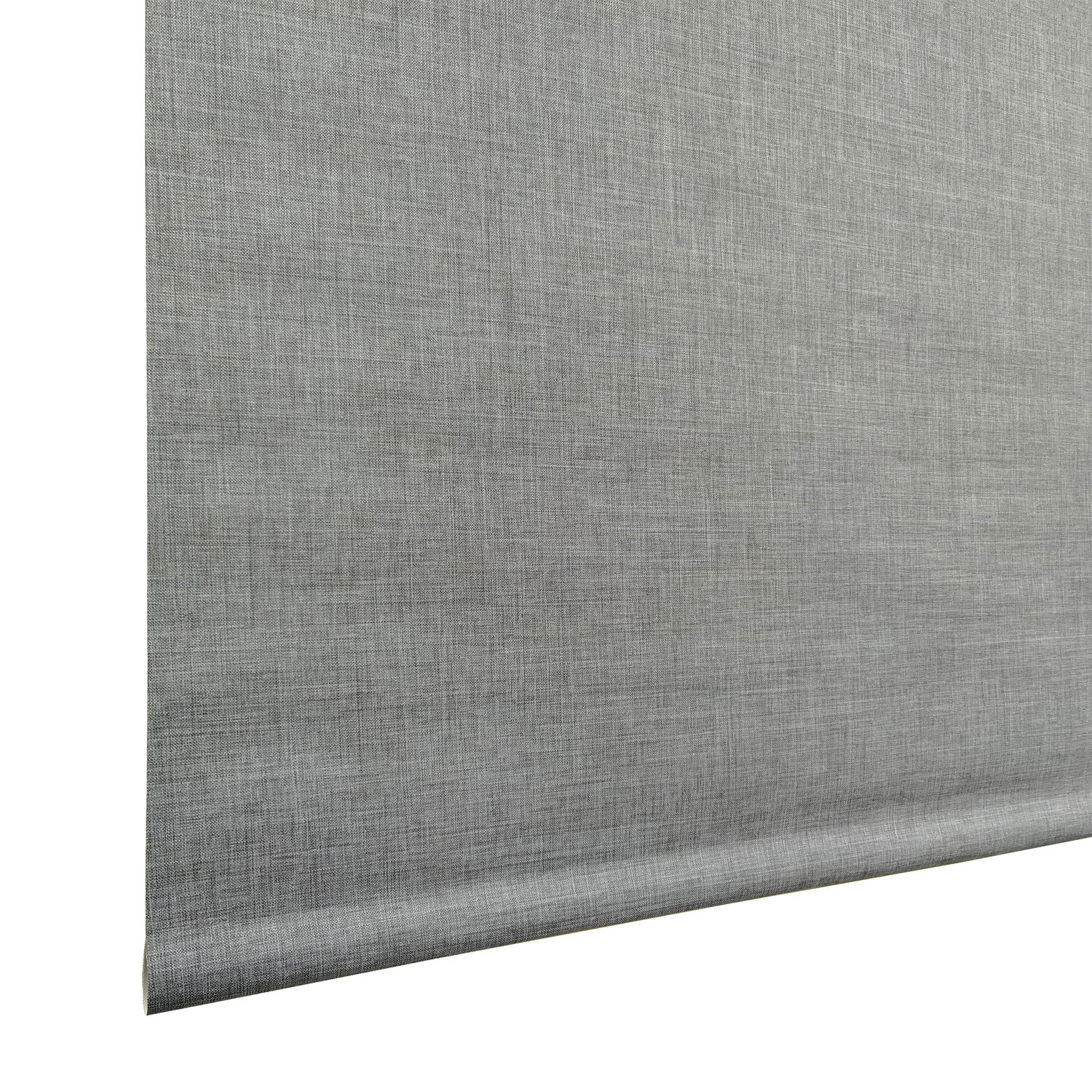 Textured Blackout Blind - Soft Grey / 180cm Image 3