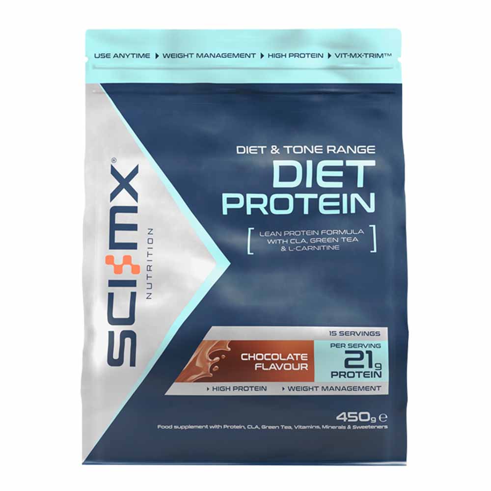 Sci-Mx Diet Protein Chocolate 450g Image 1