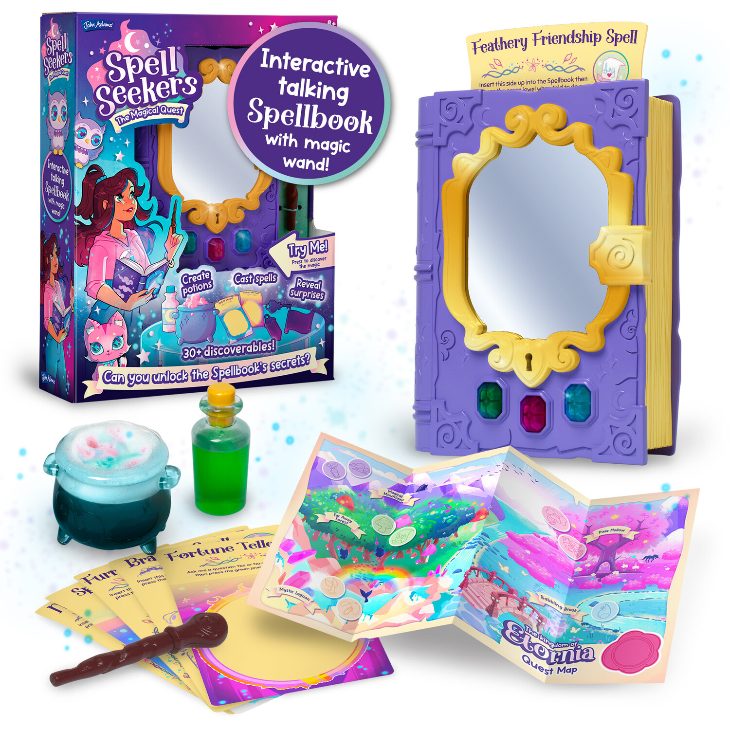 The Magic Spellbook Game Purple Image 2