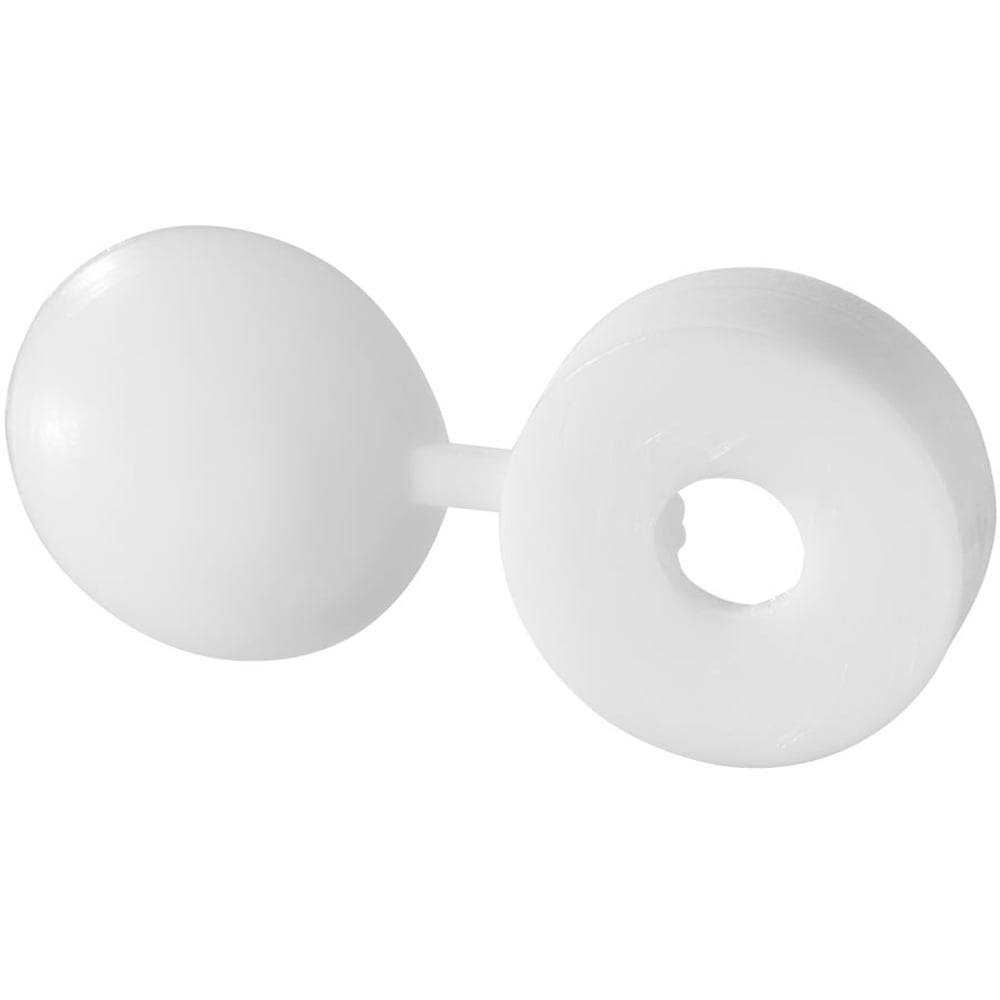 Wilko White Fold Over Screw Caps 20 Pack Image 1