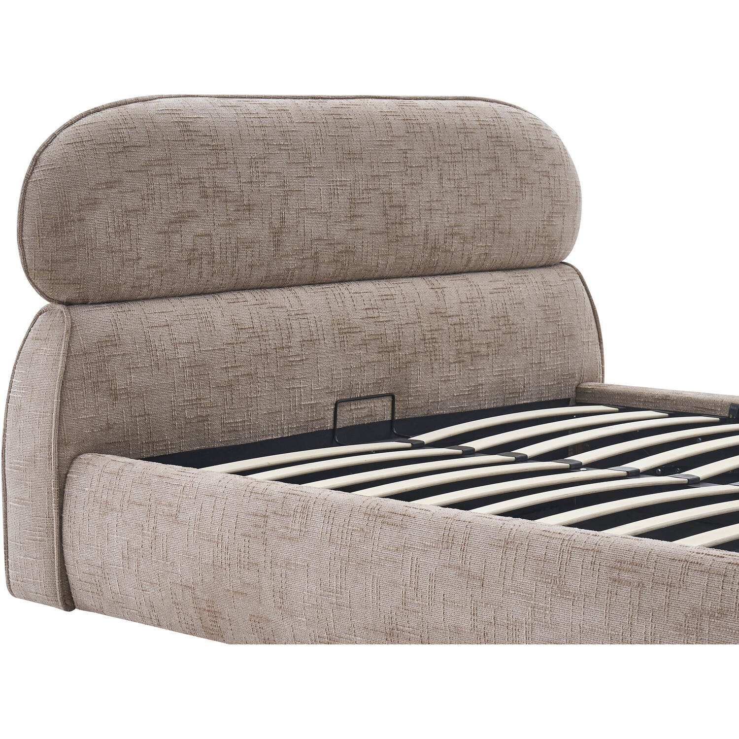 Margot Ottoman Bed Brown King Image 8