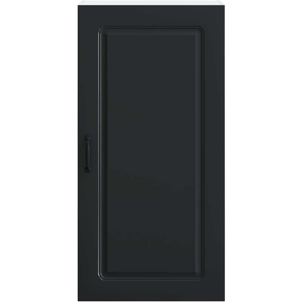 vidaXL Single Door Black Kitchen Wall Cabinet Image 4