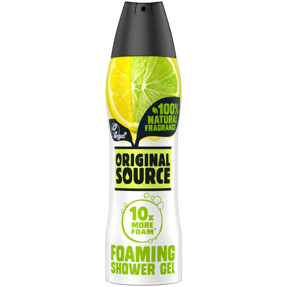 Original Source Lemon & Lime Foaming Shower Gel 180ml Image 1