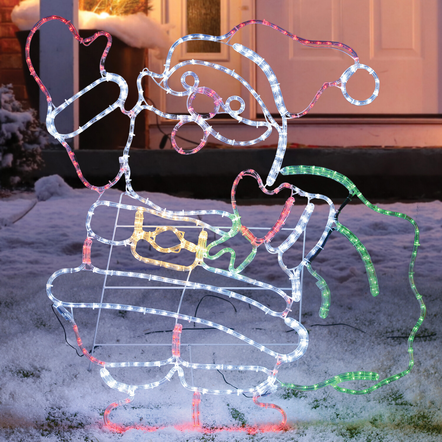 LED Festive Santa Rope Light Image 1