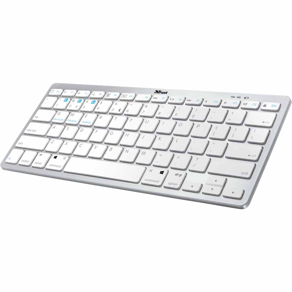 Trust Nado Bluetooth Keyboard Plastic, Metal