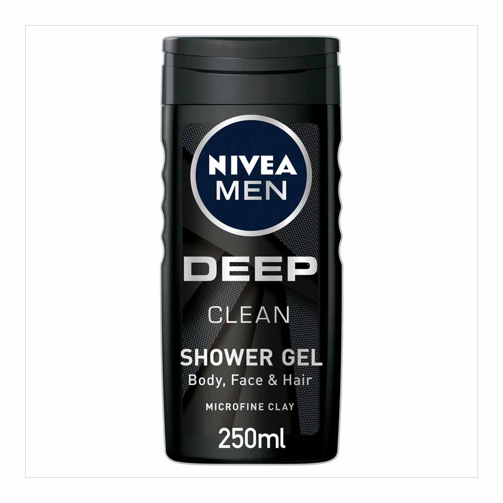 Nivea Men Deep Clean Shower Gel 250ml Image 1