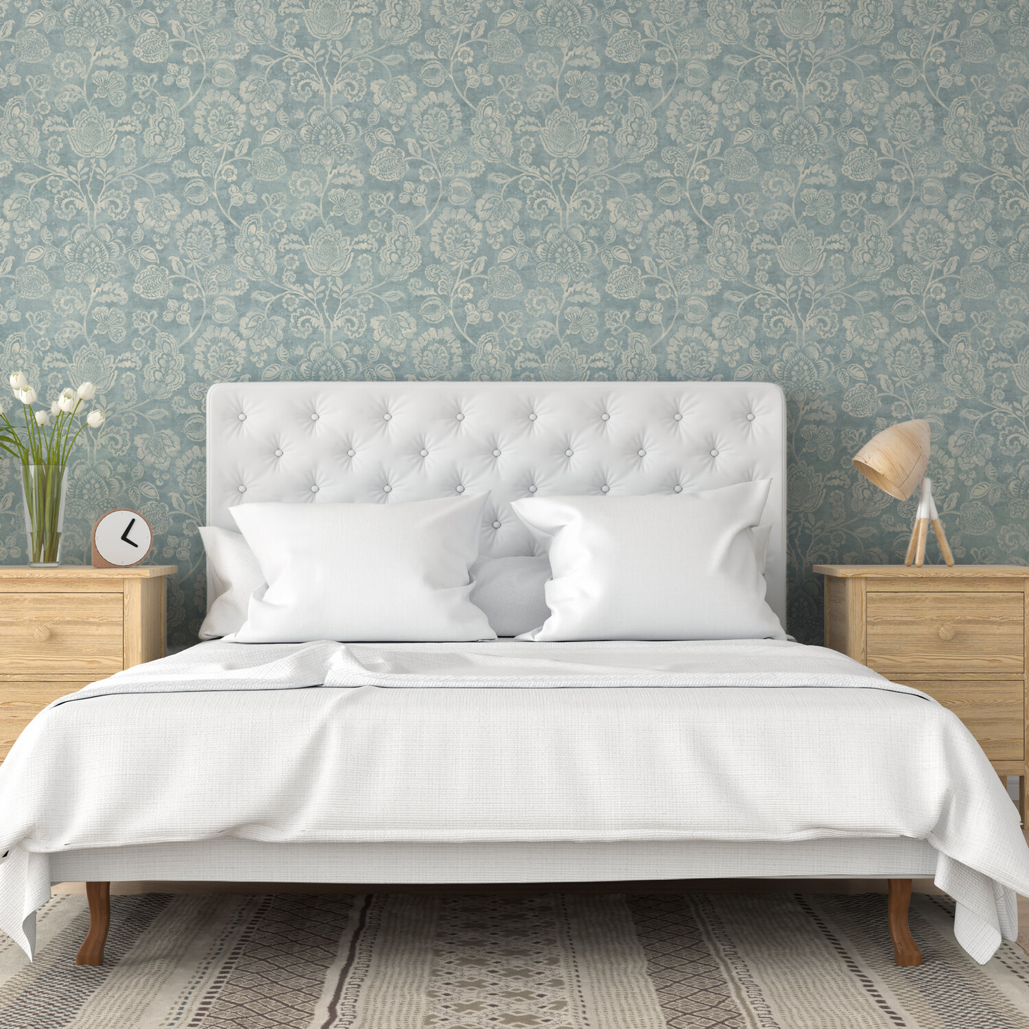 Heritage Trail Wallpaper - Blue Image 6