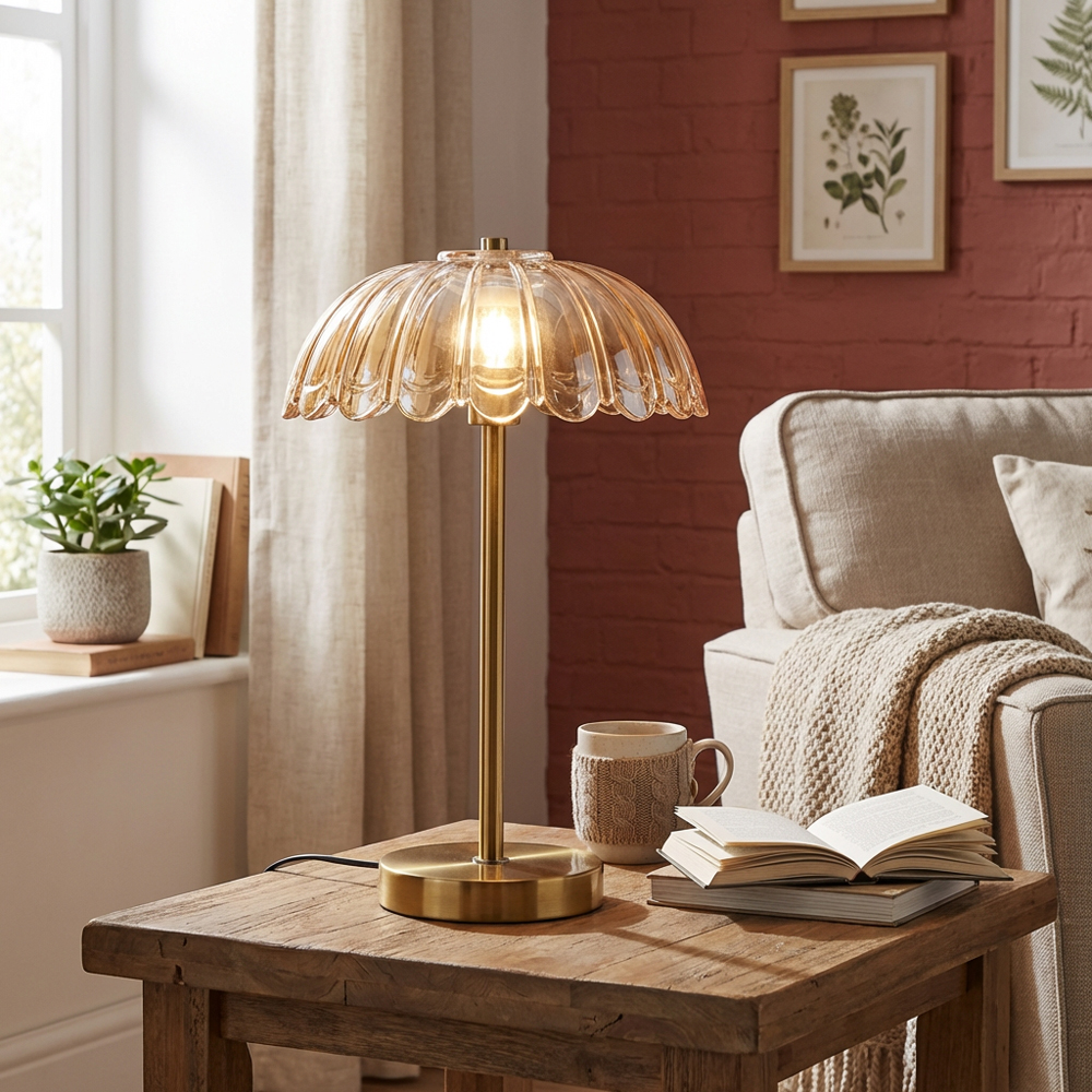 Posey Floral Table Lamp Image 4