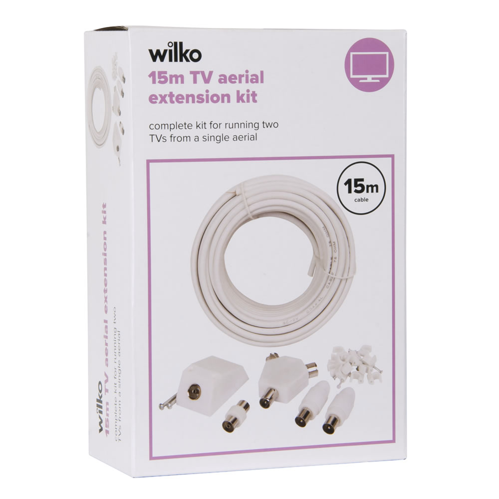 Wilko 15m TV Aerial Extension Kit Image 2