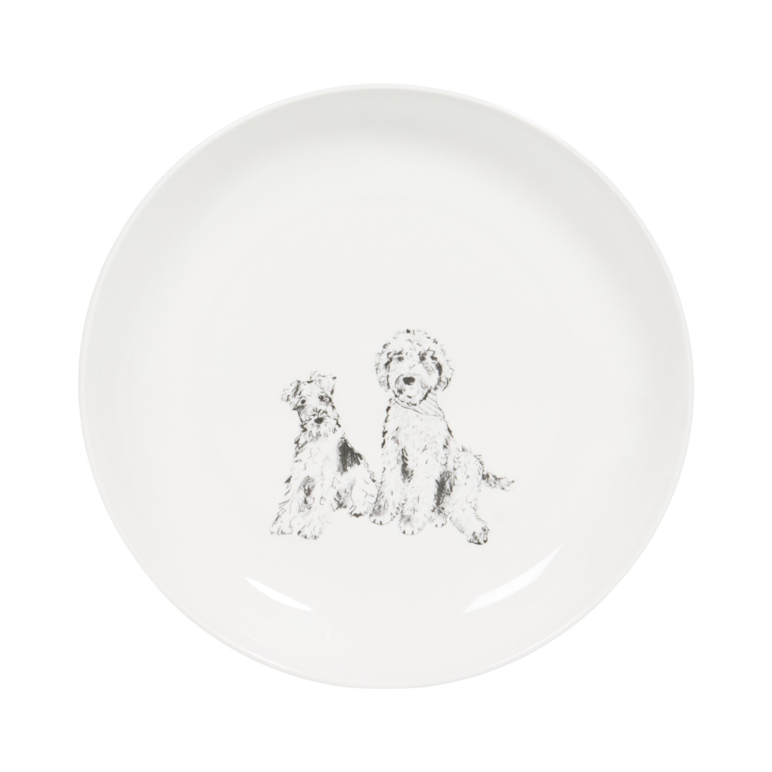 12 Piece Waggy Tails Dinnerware Set White Image 12