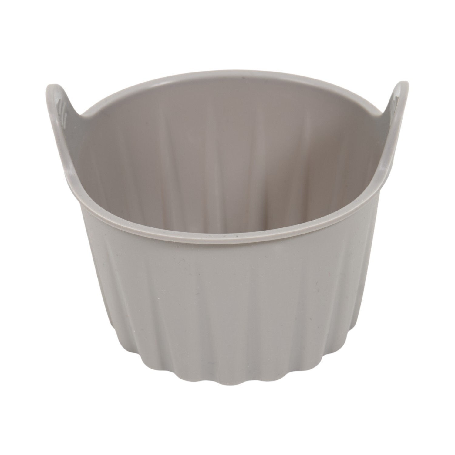 Pack of 2 Silicone Egg Poachers Grey Image 3