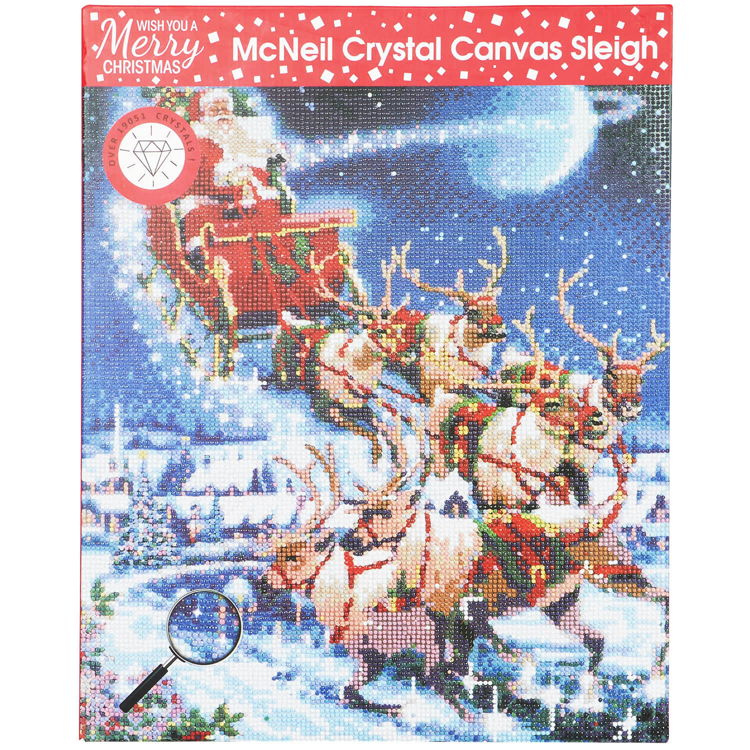McNeil Crystal Canvas Sleigh Image 1