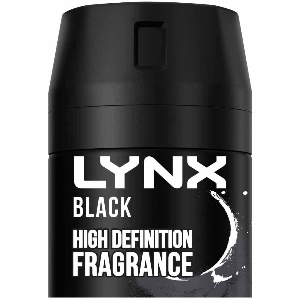 Lynx Black Body Spray 150ml Image 2