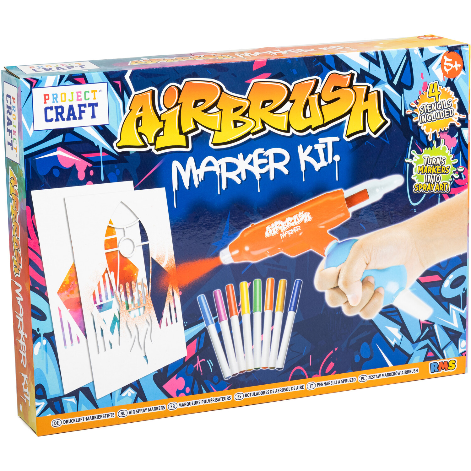 Airbrush Marker Kit - Multicolour Image