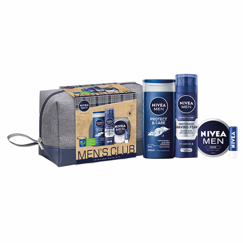 Nivea Men's Club Skincare Wash Gift Set Image 1
