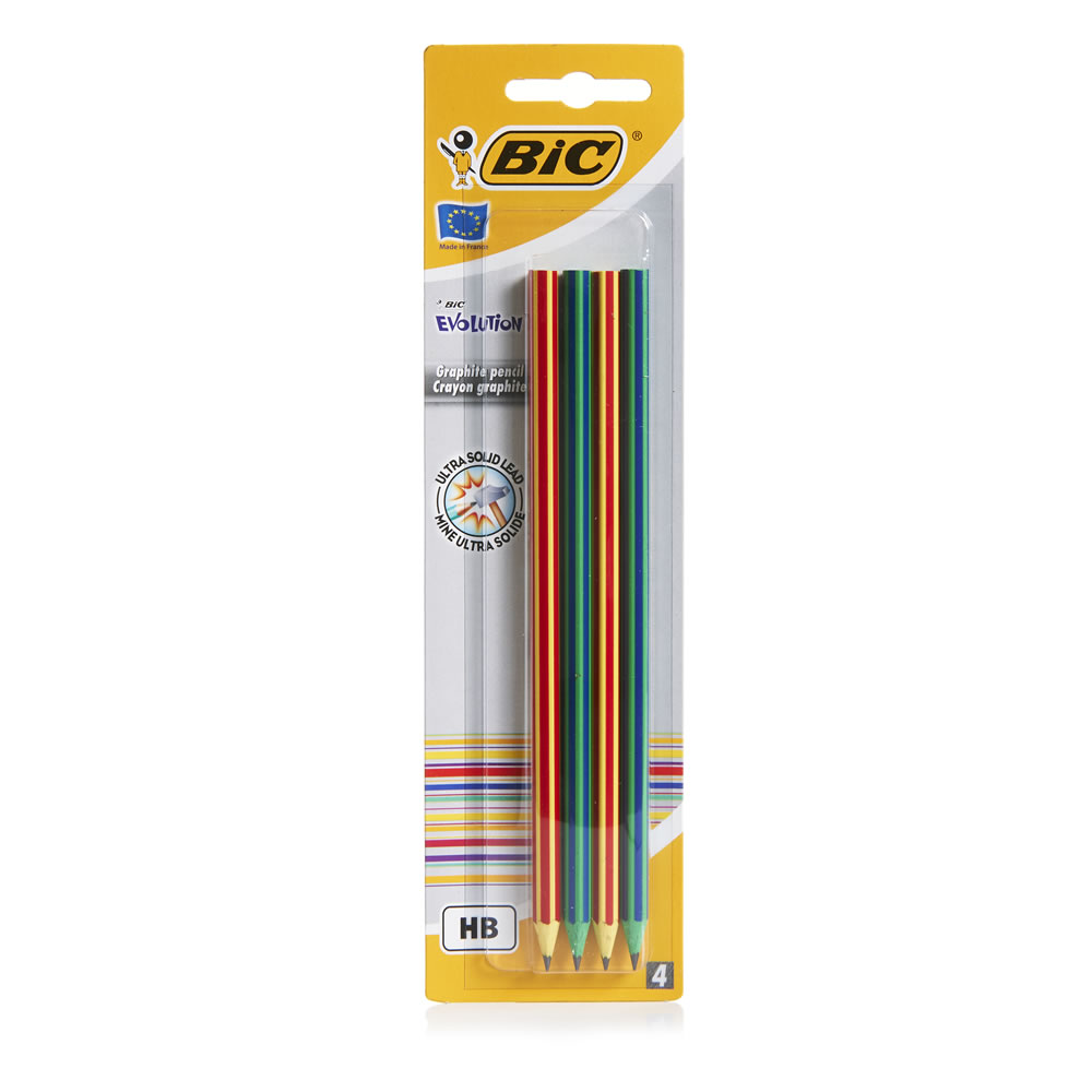 Bic Evolution Graphite Pencils 4pk Image