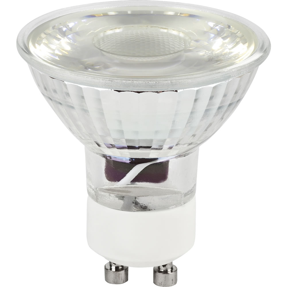 Wilko LED Glass Bulb GU10 5W 1pk Image 1