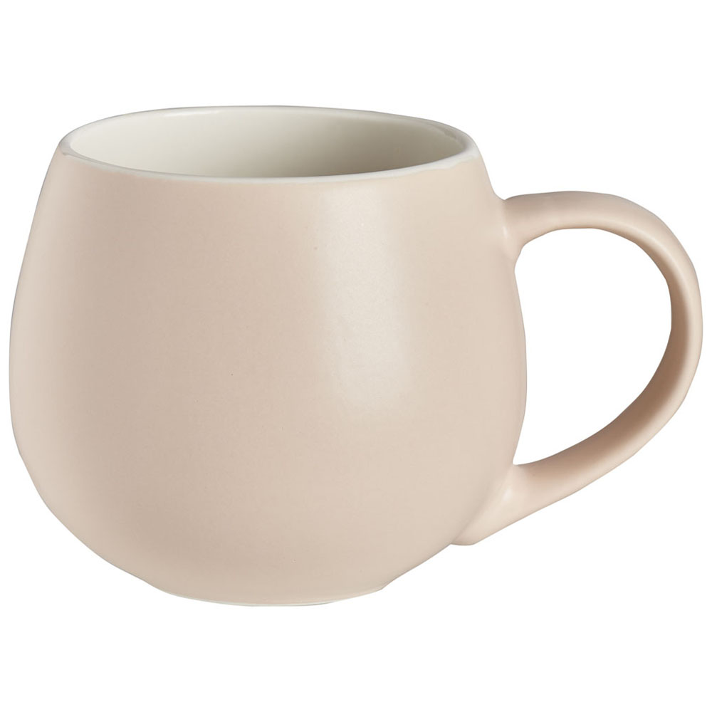 Wilko Pale Pink Soft Touch Mug Image 1
