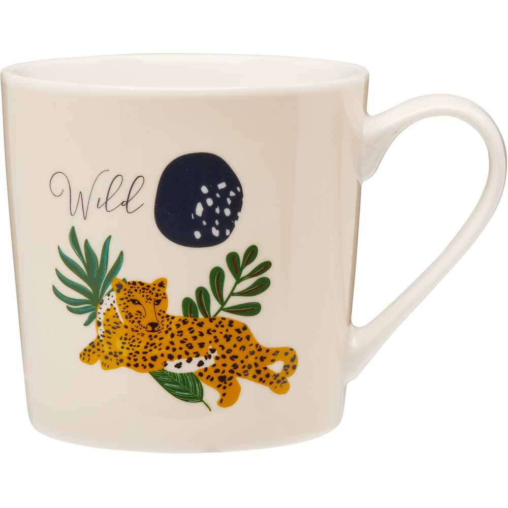 Wilko Leopard Placement Mug Image 1