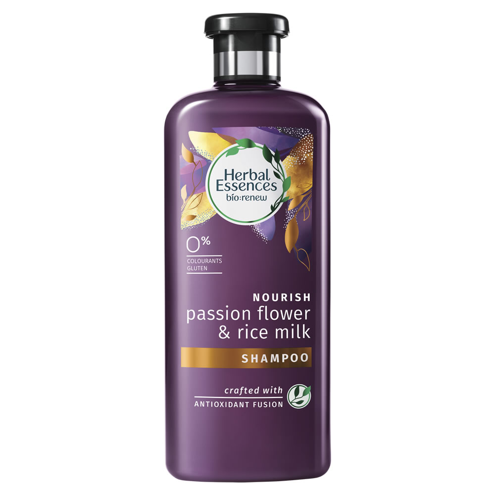 Herbal Essences Nourish Passion Flower & Rich Milk Shampoo 400ml Image