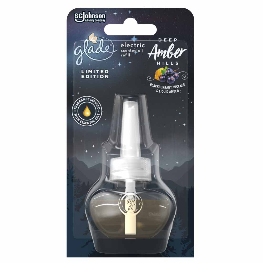 Glade Electric Scented Oil Refill Amber Hills Plugins Wilko